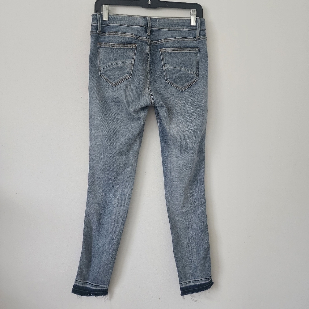 Driftwood for Anthropologie Jackie Rainbow Embroidered Skinny Jeans Size 26 - Picture 10 of 14